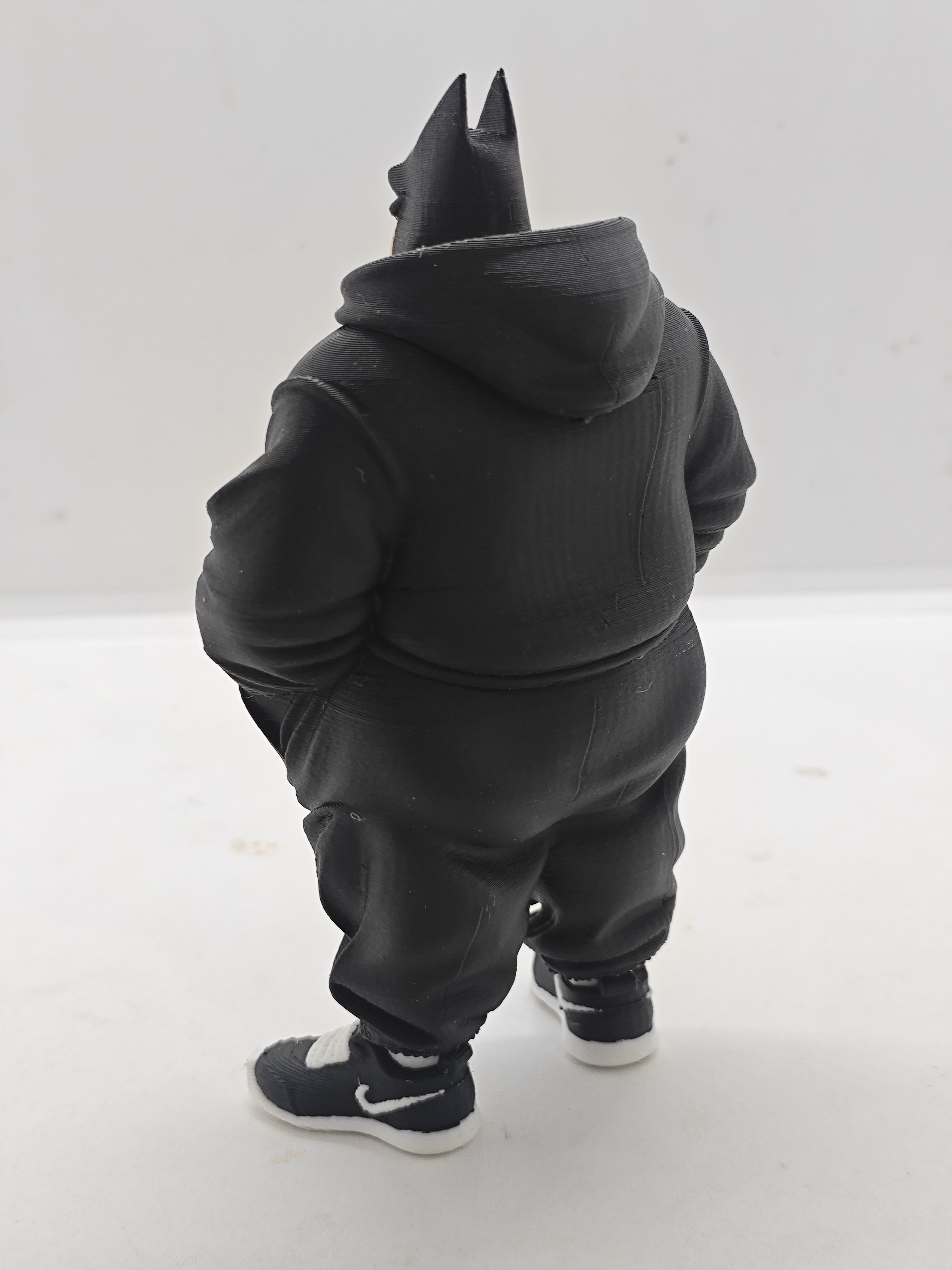 Figura Batman Gordo 15cm Impresa Sudadera Batman Fatman