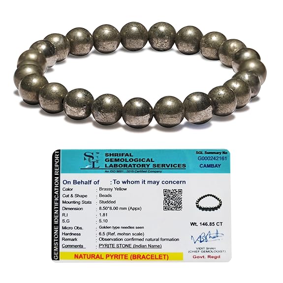 Pyrite Stone Bracelet