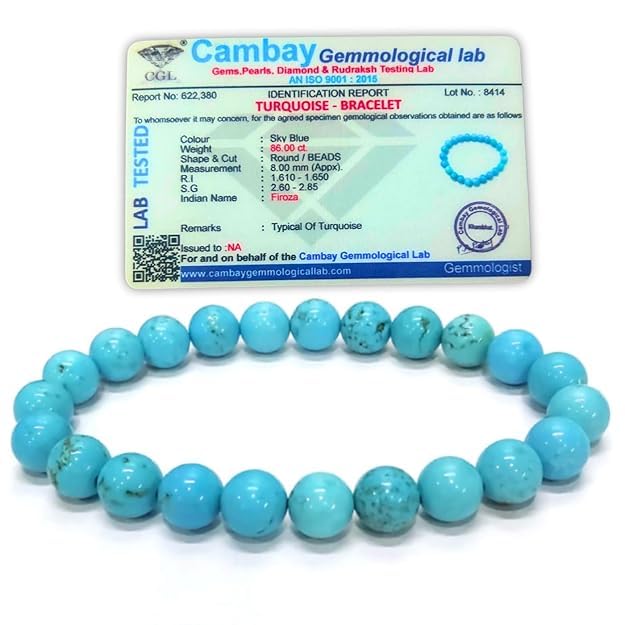 Turquoise Bead Bracelet