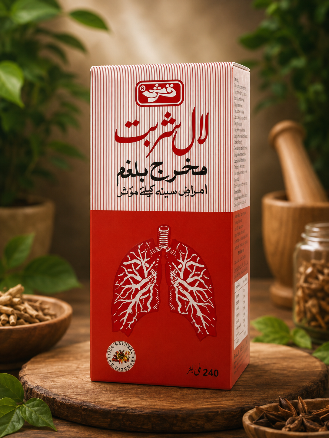 Qarshi / Lal Sharbat Syrup 240 ml