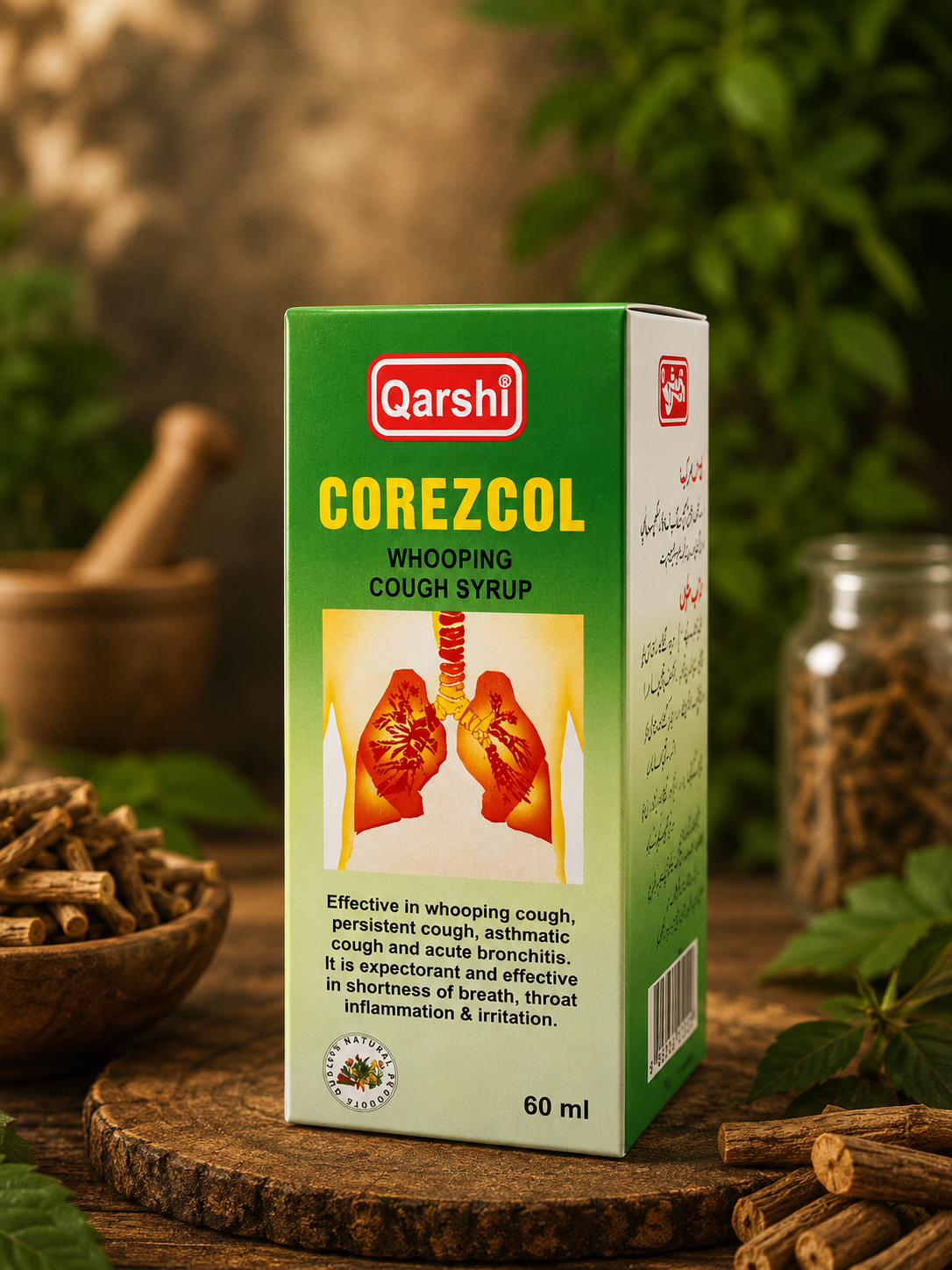 Qarshi/ Corezcol Cough Syrup 60 ml
