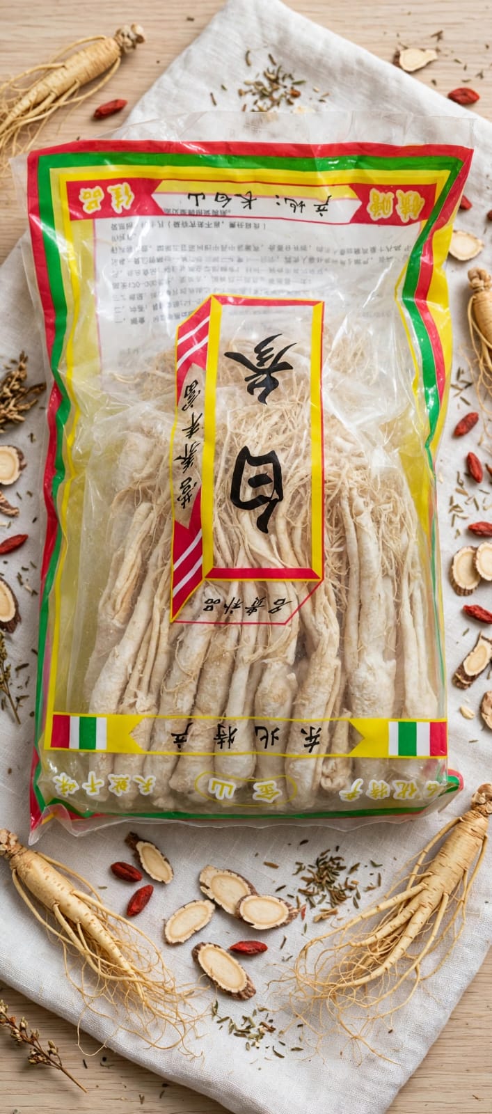 Premium Dried Ginseng Roots