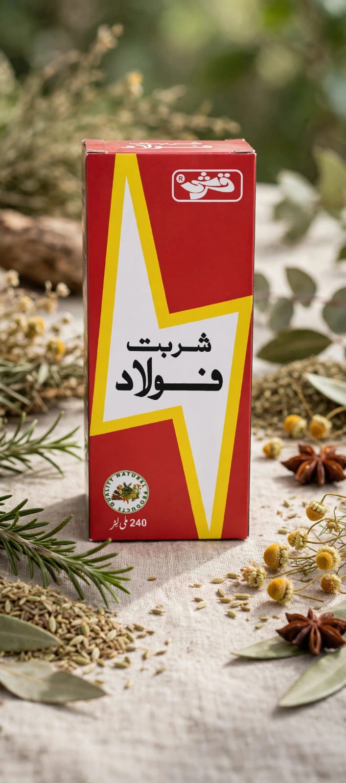 Qarshi/Sharbat-e-Foulad  Syrup 240 ml