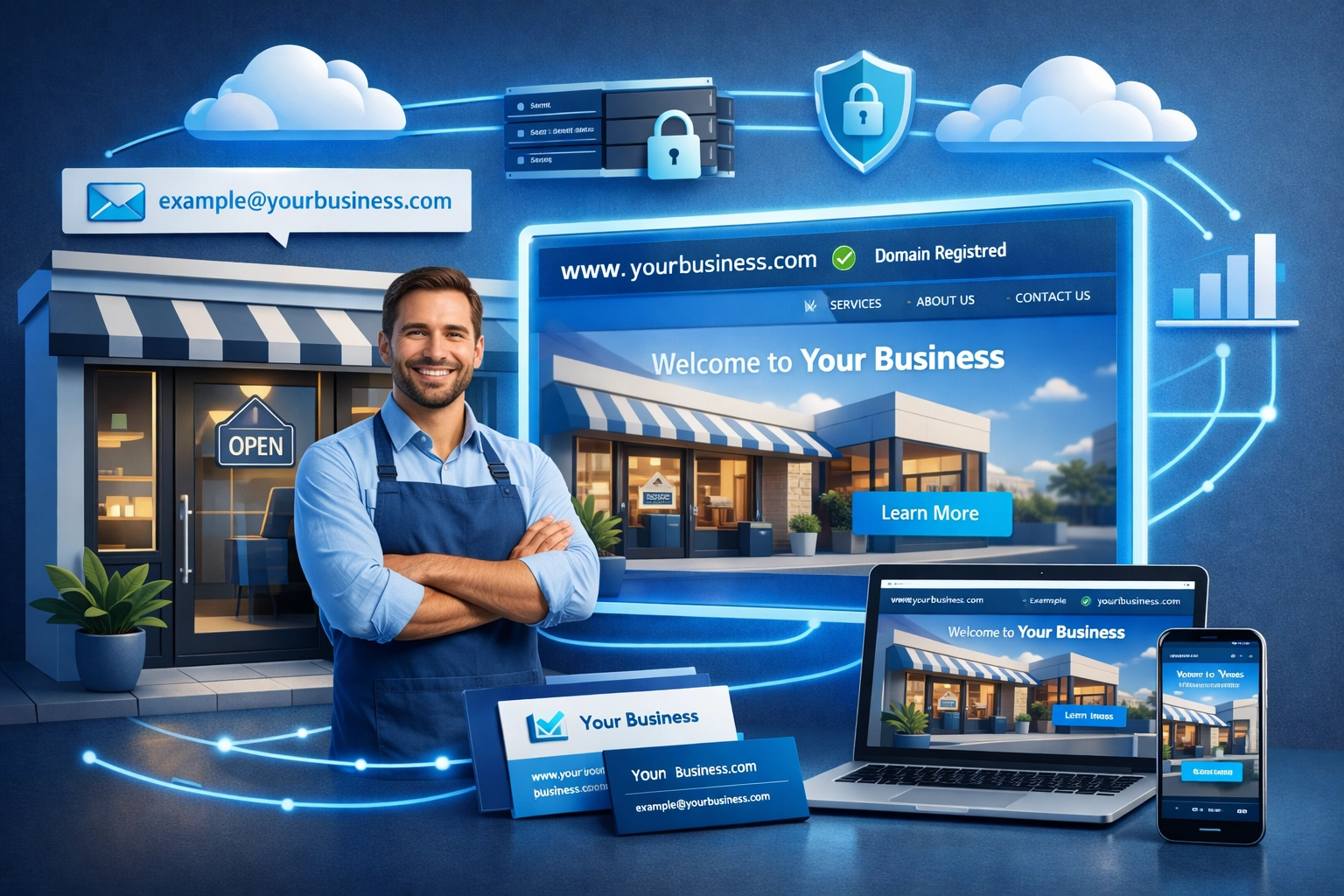 🌐  Presença Digital Start (Site Institucional Estático)