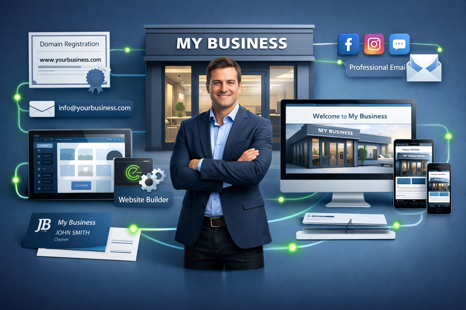 🌐  Presença Digital Start (Site Institucional Estático)