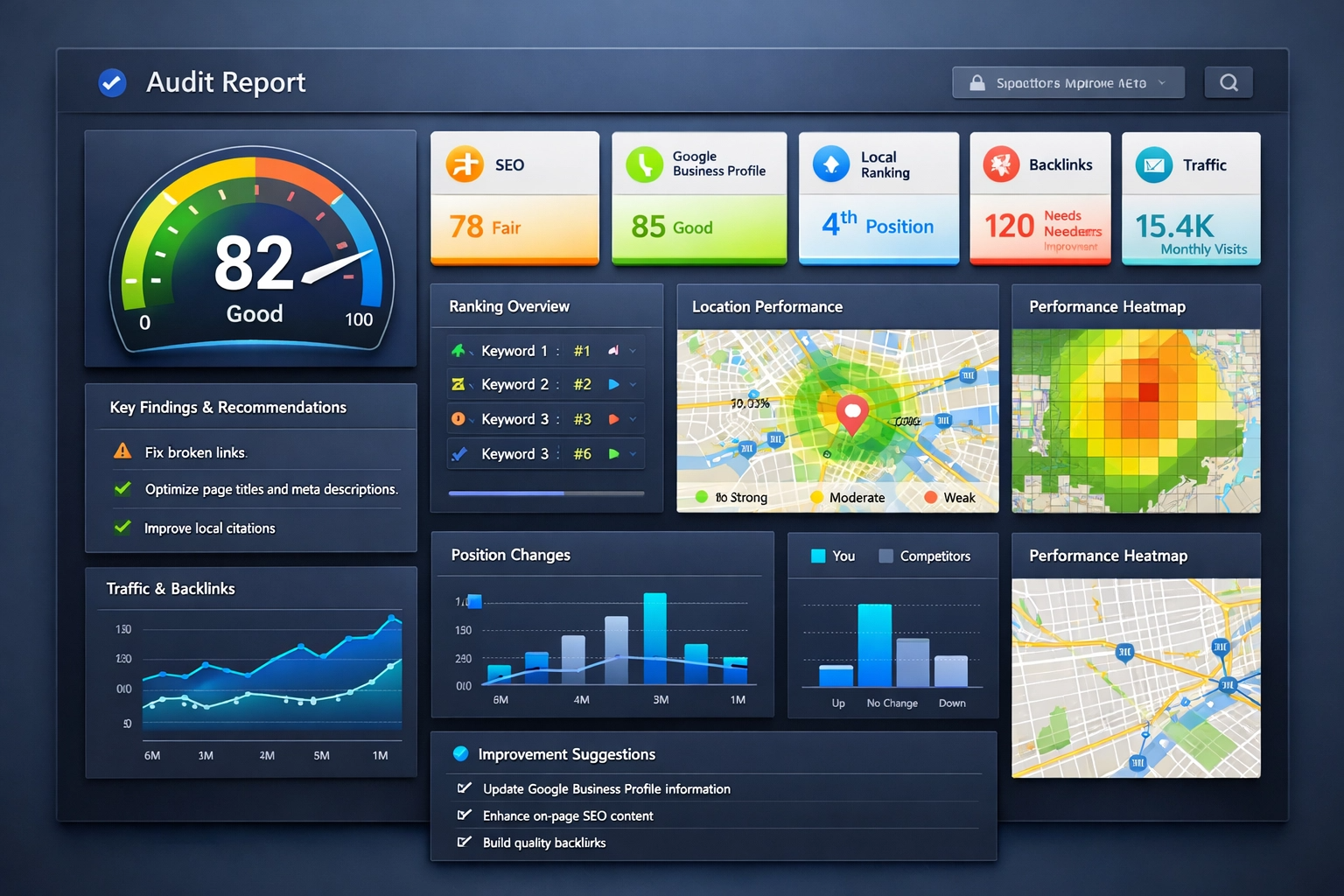 📊 Diagnóstico de Performance Local (Audit 360º)