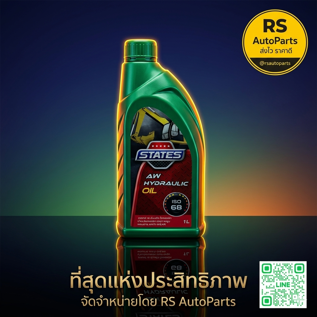 น้ำมันไฮดรอลิค STATES AW 1 ลิตร