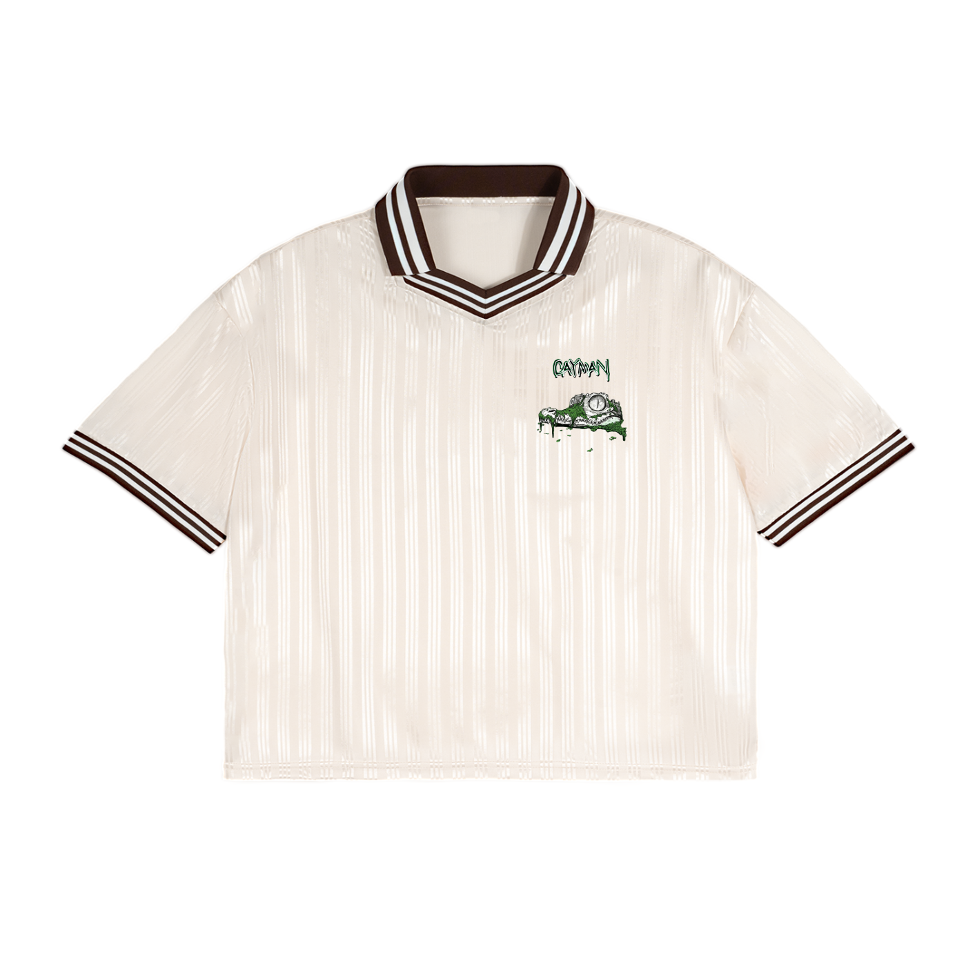 Unisex - Retro Striped Sport Polo Shirt