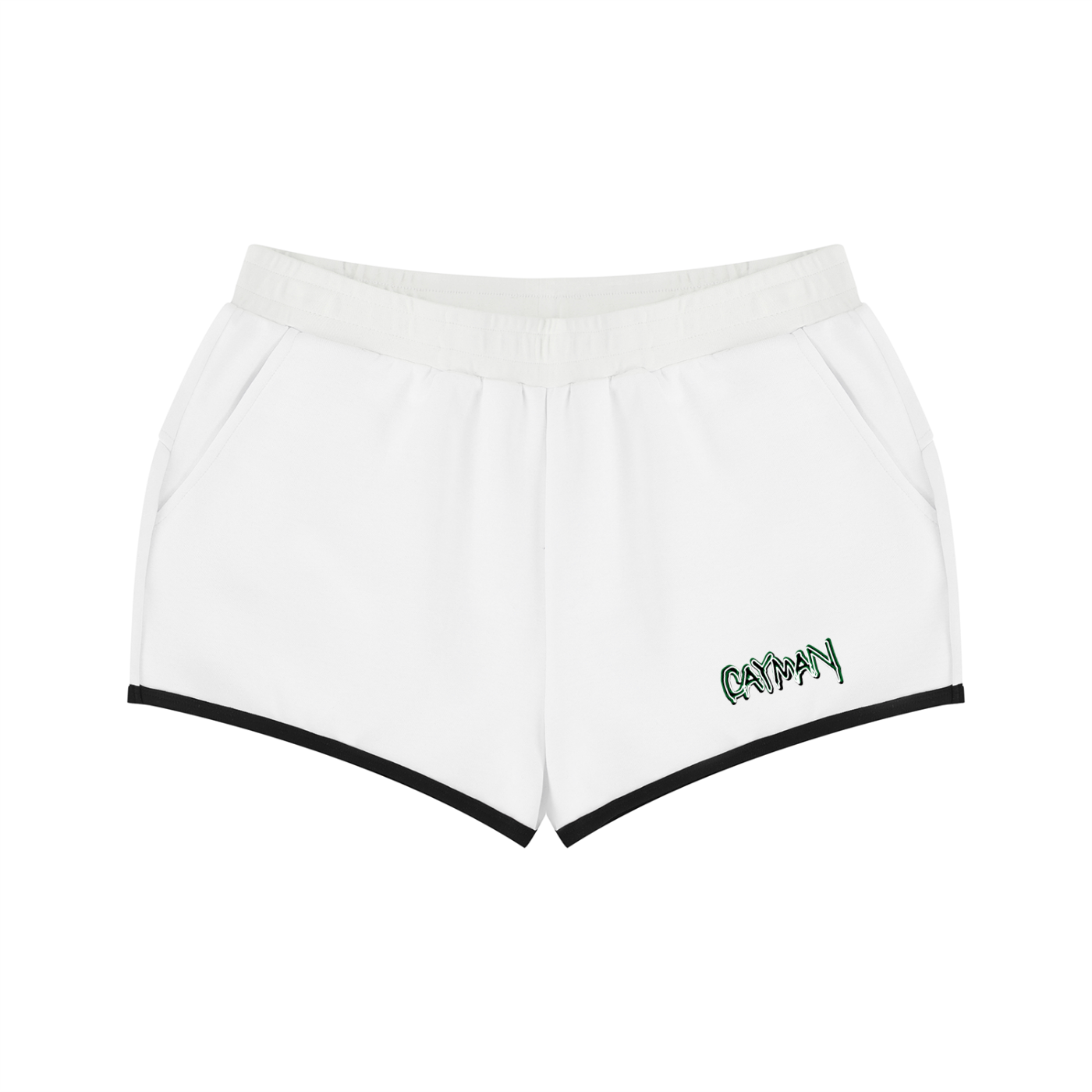 Cayman - White Athletic Shorts
