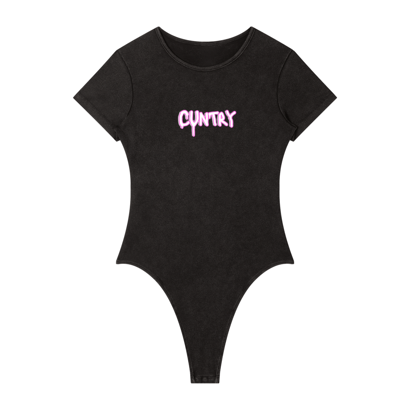 CUNTRY Black Bodysuit