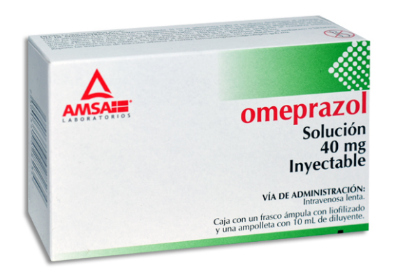 GE (PENTREN) OMEPRAZOL 40 mg SOLUCIÓN INYECTABLE C/ 1 FCO ÁMPULA  