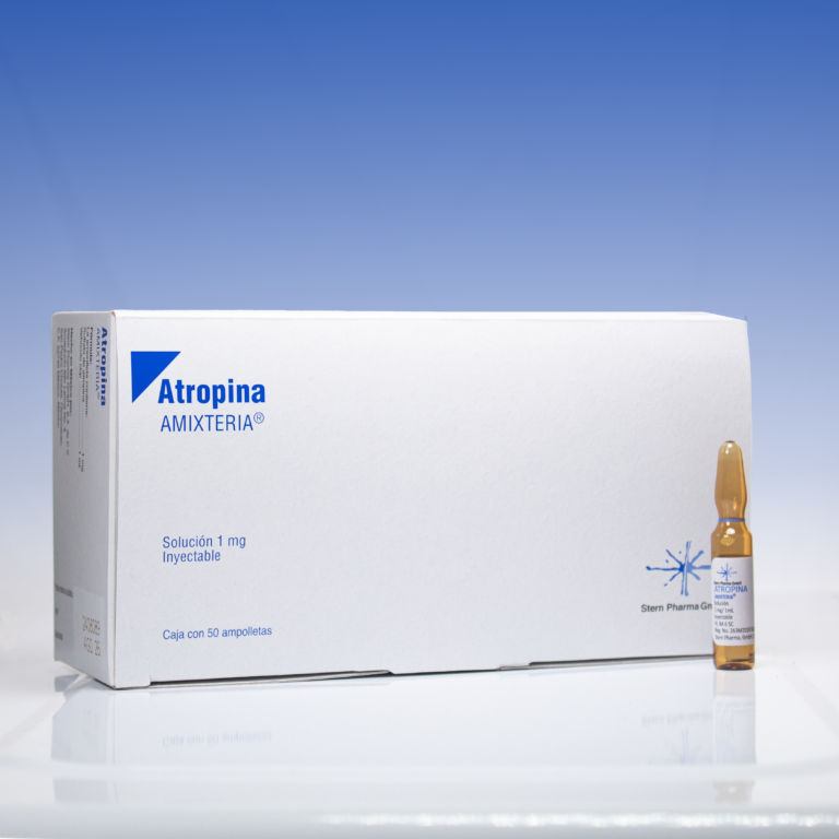 Amixteria 1 mg Solución Inyectable c/ 50 Ampolletas - Atropina 