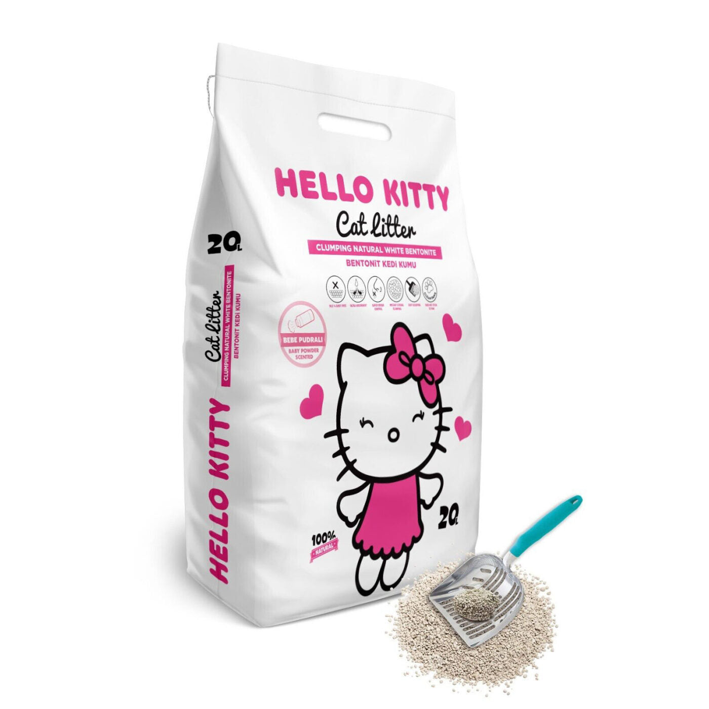 Hello Kitty & Garfield Kattenbakvulling – Premium Gelicenseerde Producten