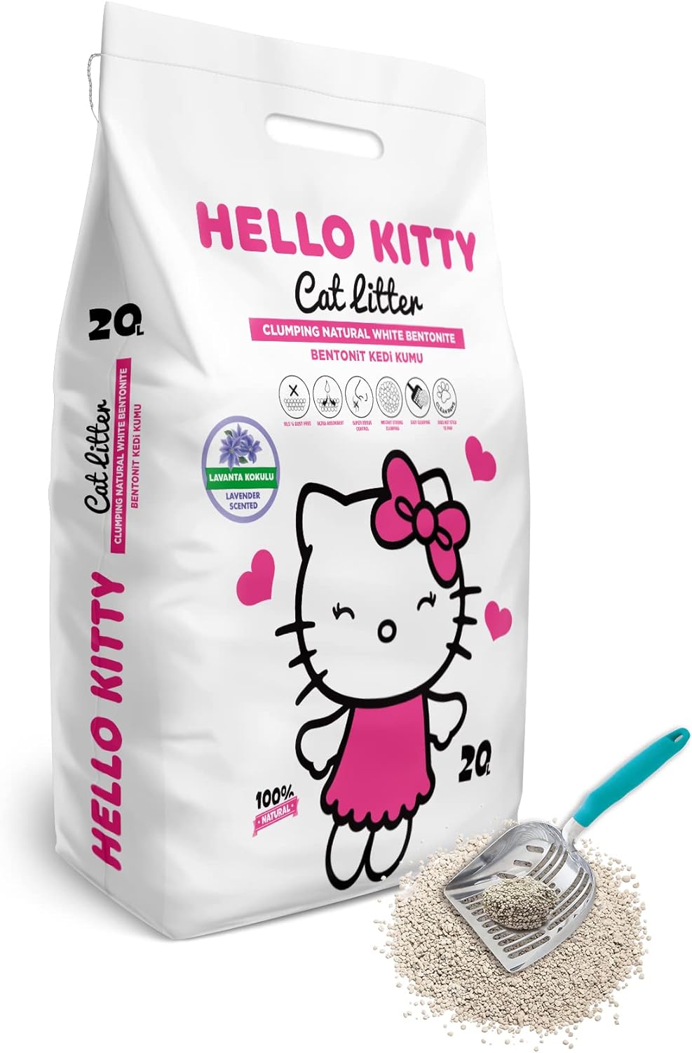 Hello Kitty & Garfield Kattenbakvulling – Premium Gelicenseerde Producten