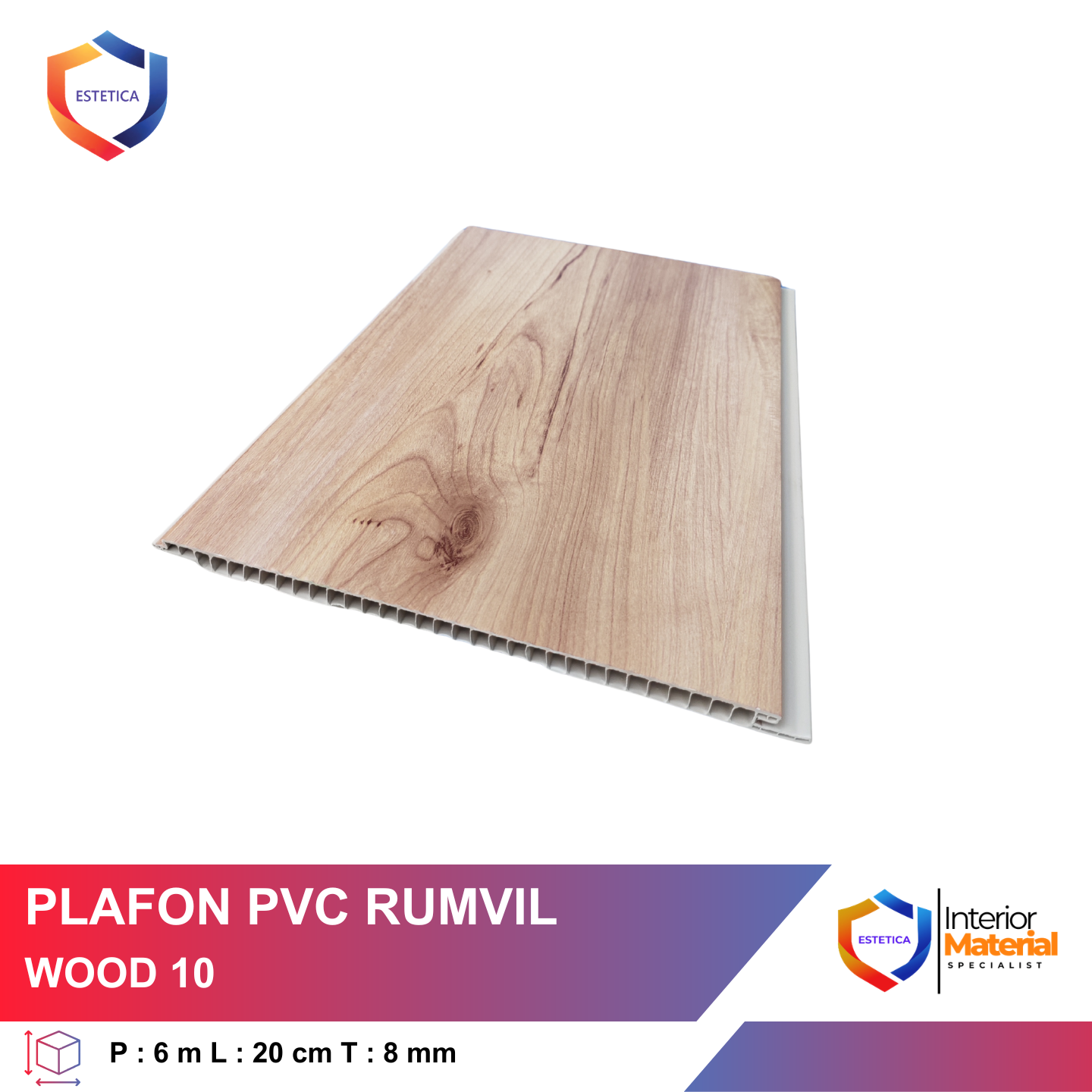 Plafon PVC Rumvil Wood 10