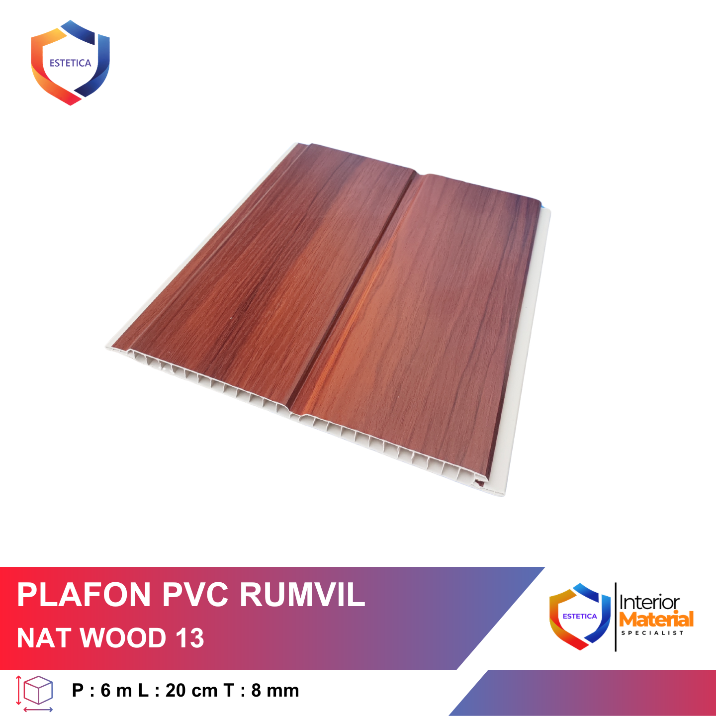 Plafon PVC Rumvil Nat Wood 13