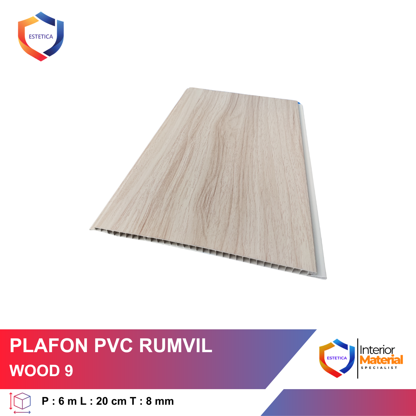 Plafon PVC Rumvil Wood 9