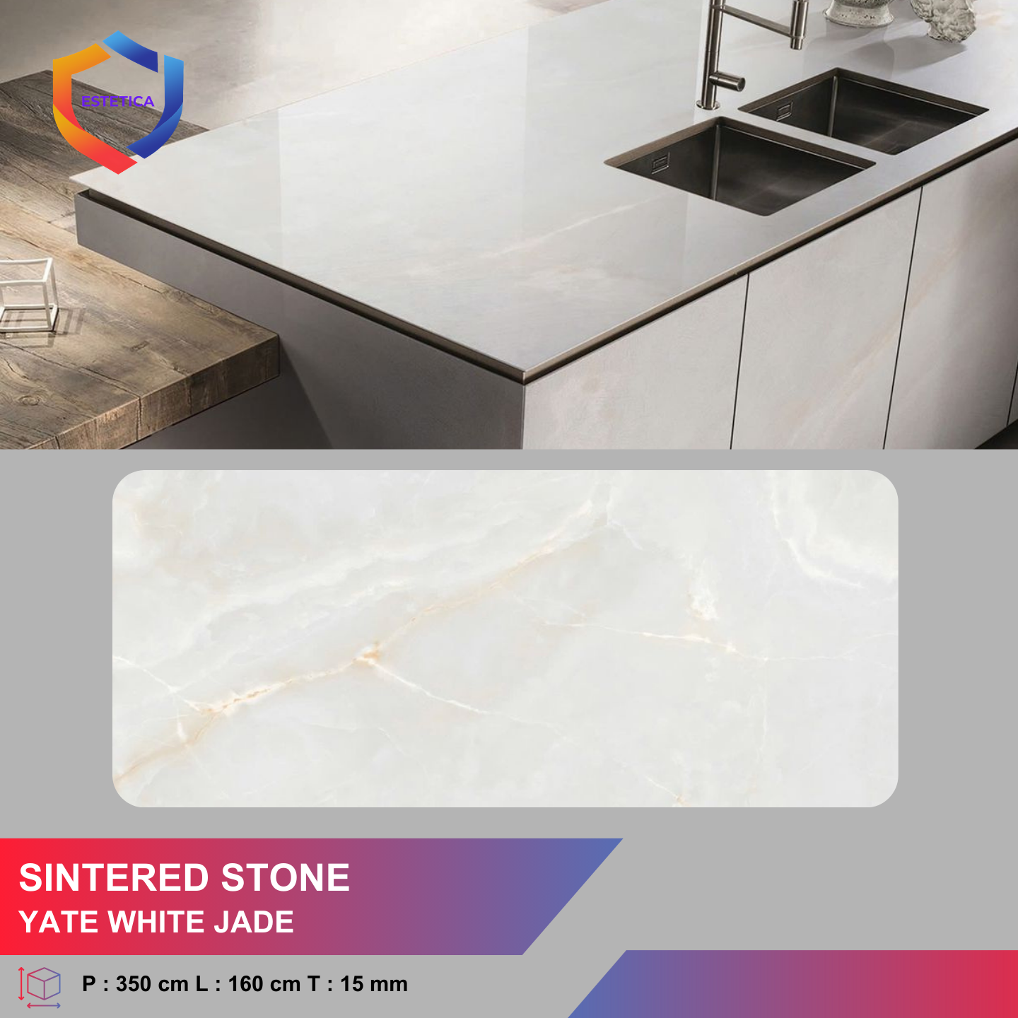 Meja Dapur Sintered Stone
