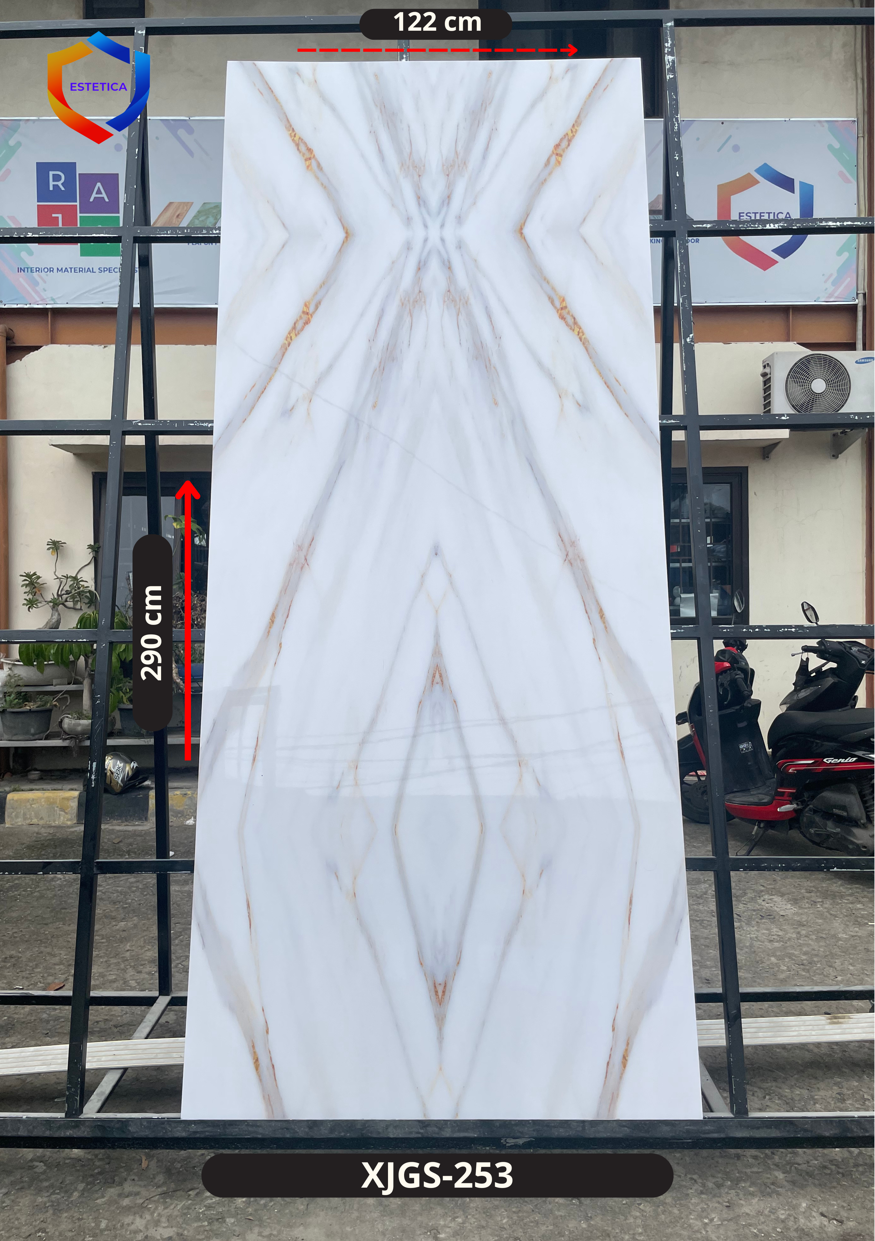 PVC Keramik Motif Marmer XJGS