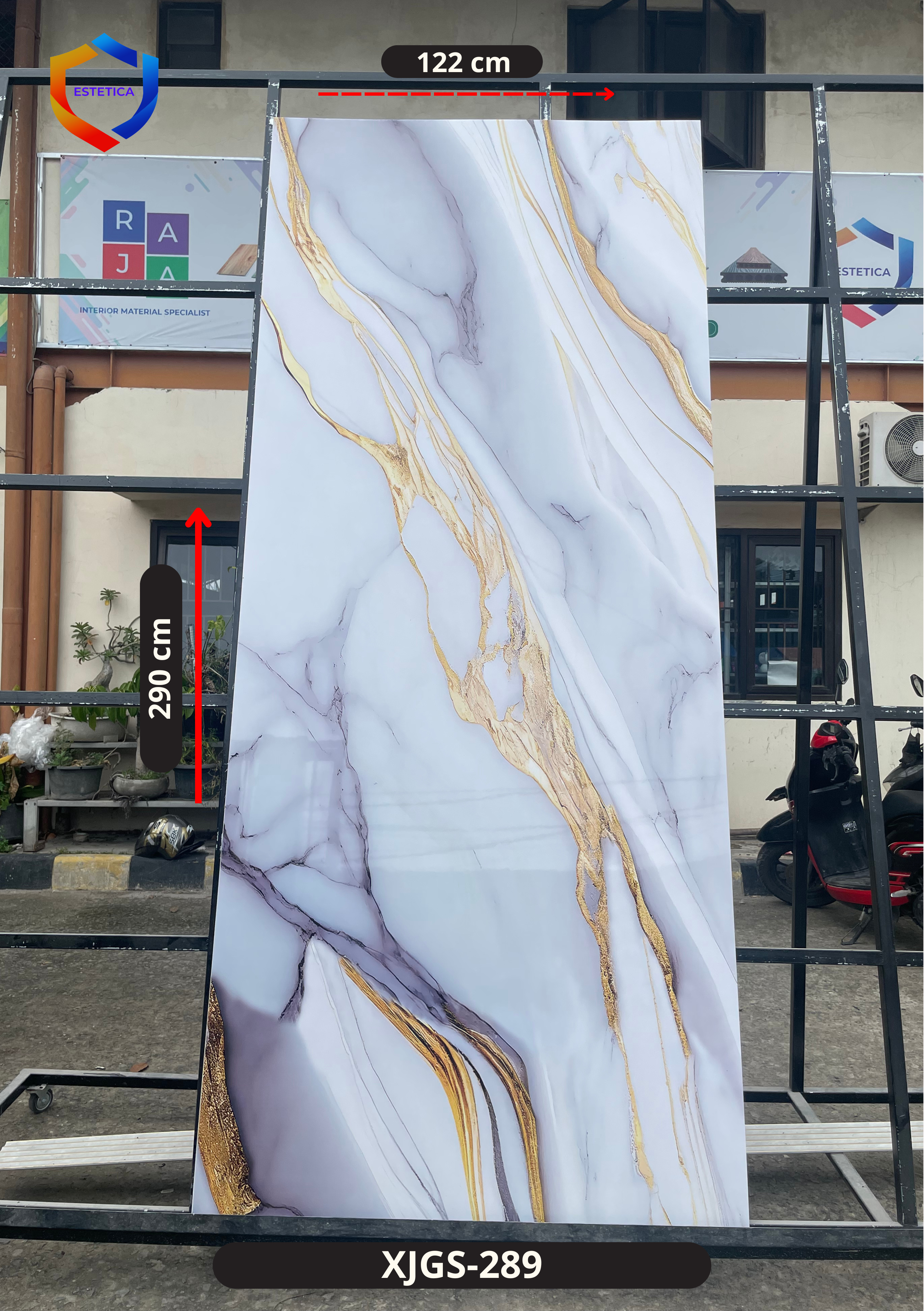 PVC Keramik Motif Marmer XJGS