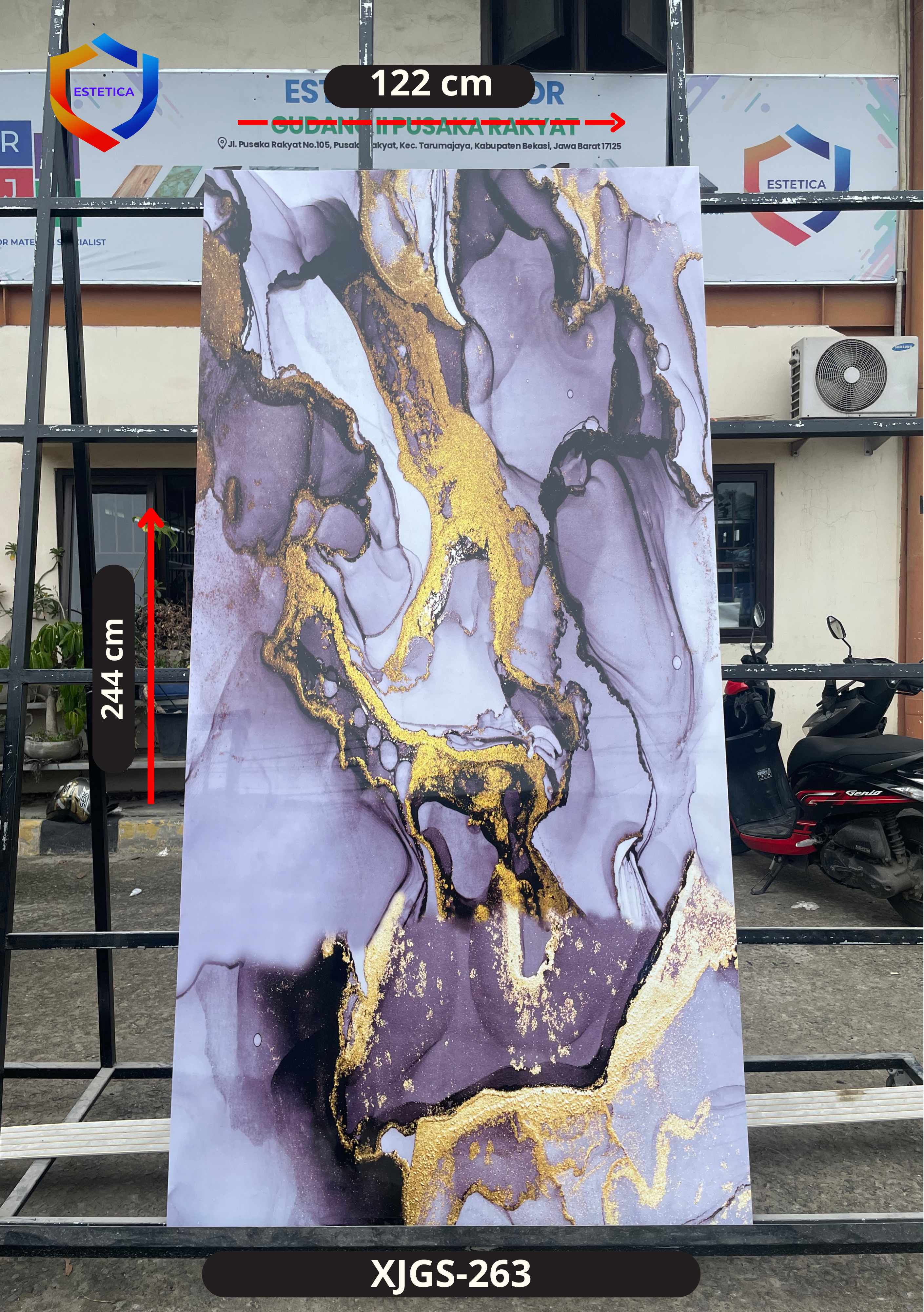 PVC Keramik Motif Marmer XJGS