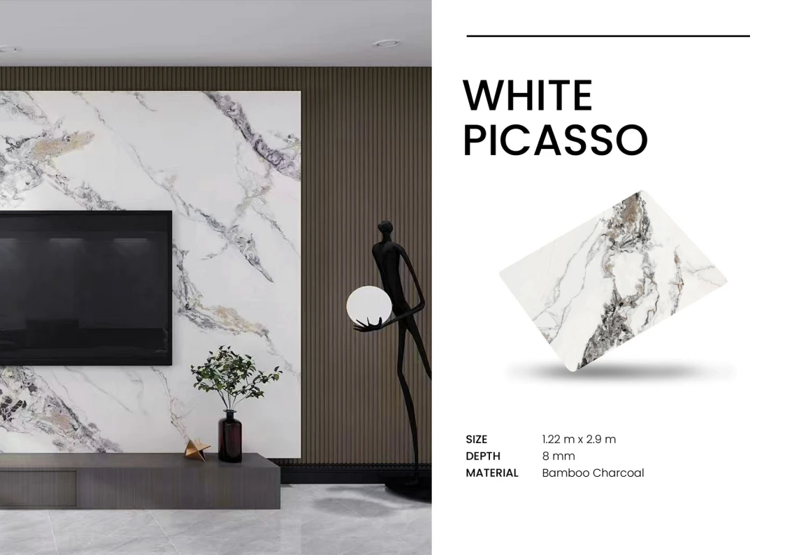 PVC Marmer Bookmatch 