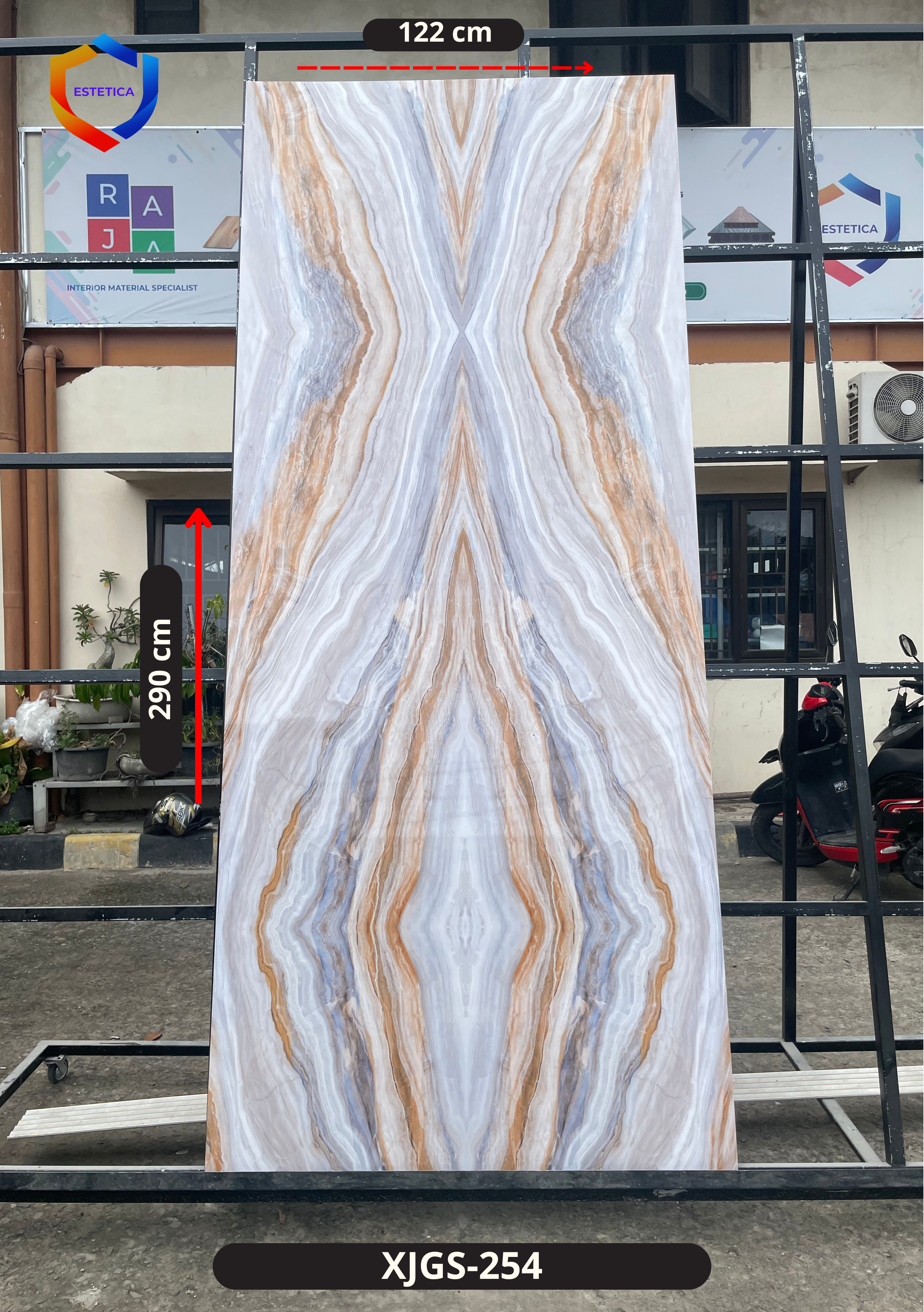 PVC Keramik Motif Marmer XJGS