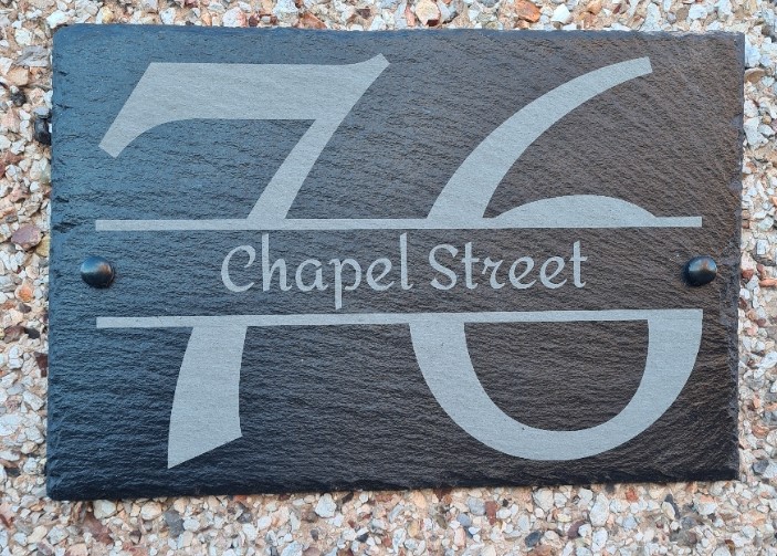 Large Rectangle House Sign