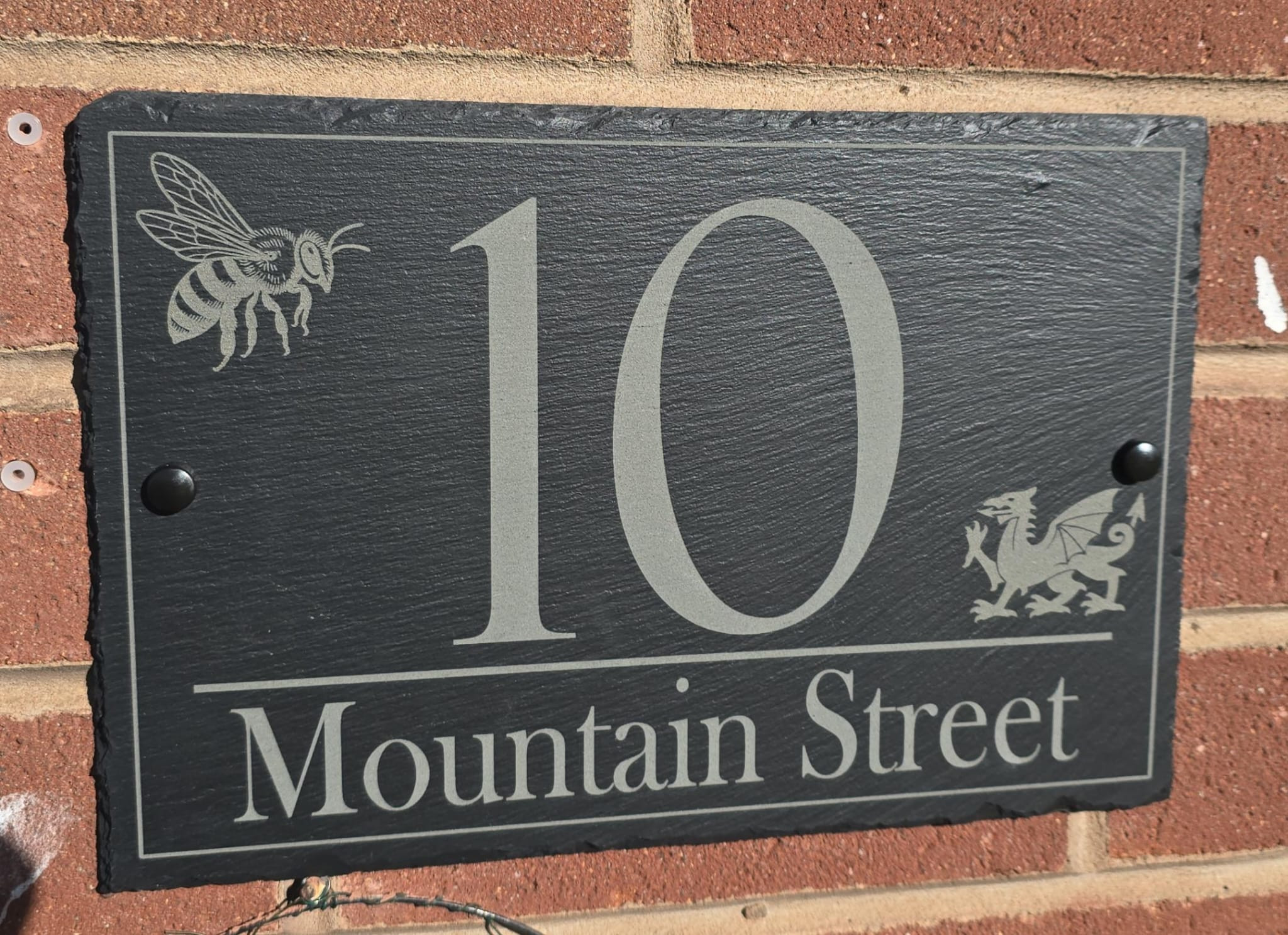 Large Rectangle House Sign