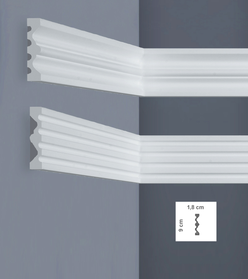 Cornisă decorativă poliuretan