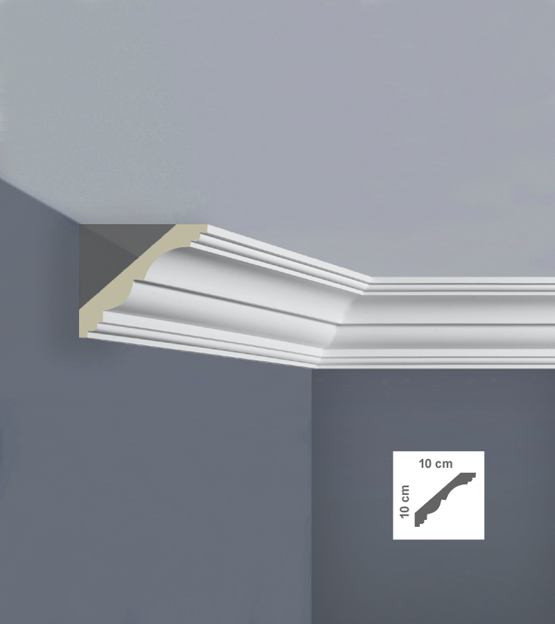 Cornisă decorativă tavan din poliuretan C3104