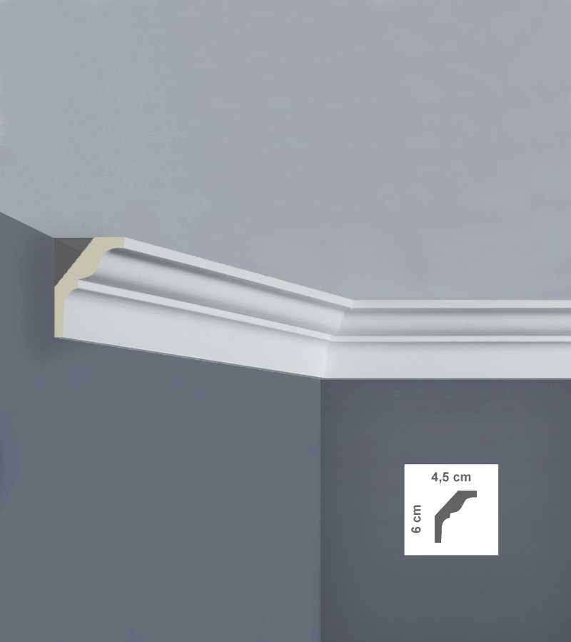 Profil decorativ tavan din poliuretan C3018