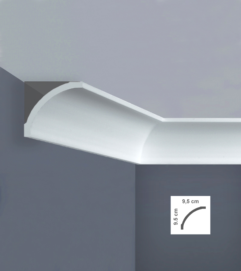 Profil decorativ pentru tavan din polistiren I767