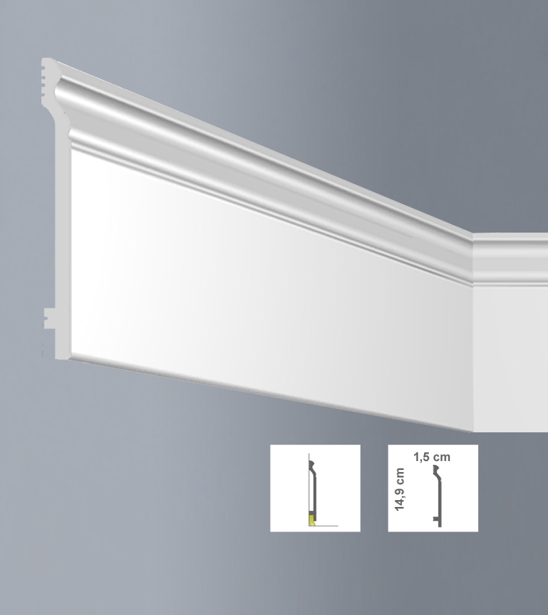 Plintă decorativă din polimer L14915 - NF149