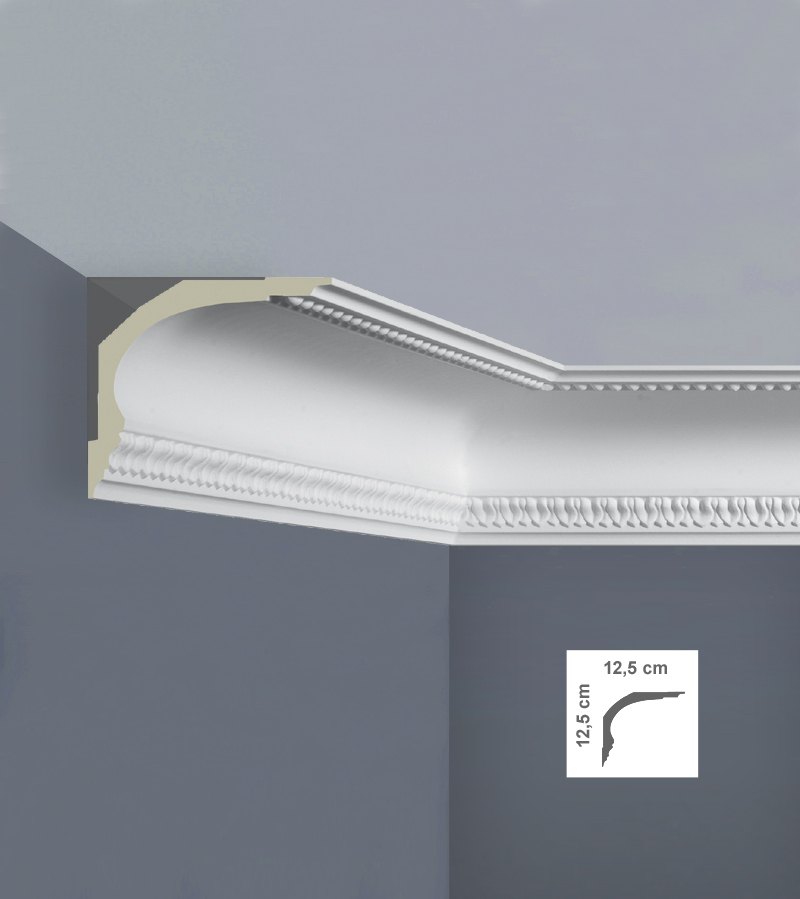 Cornisă decorativă tavan poliuretan C3006