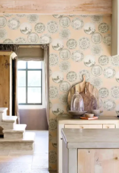 Tapet decorativ cu motive vintage 47523