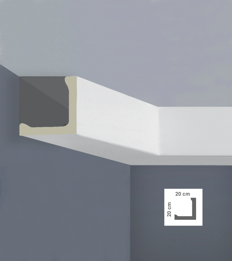 Masca tavan pentru banda LED din poliuretan C3227