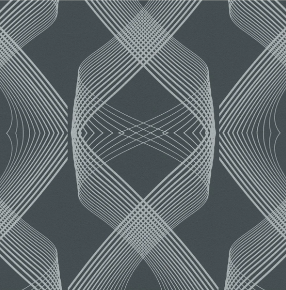 Tapet Abstract Modern 10038-15 negru