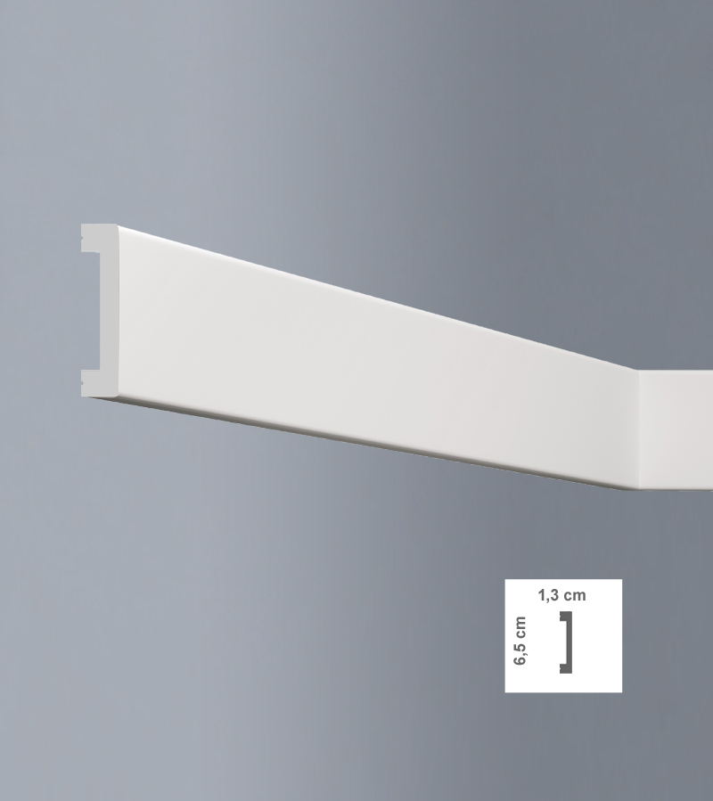 Plintă decorativă din polimer dur L6513 - NW65