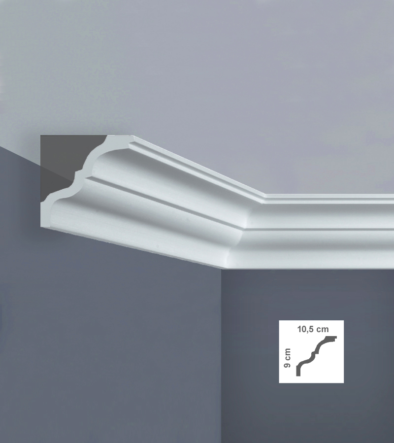 Baghetă decorativă din polistiren I777