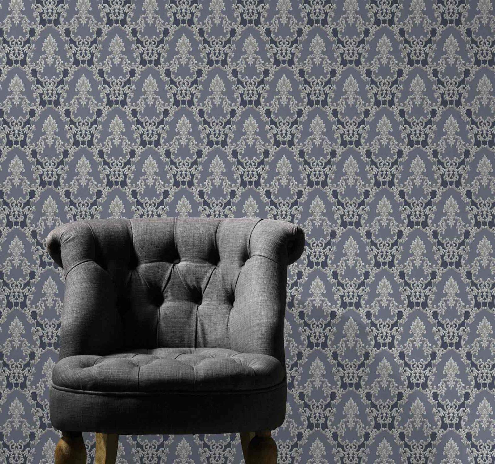 Tapet decorativ cu model damasc 6376-08