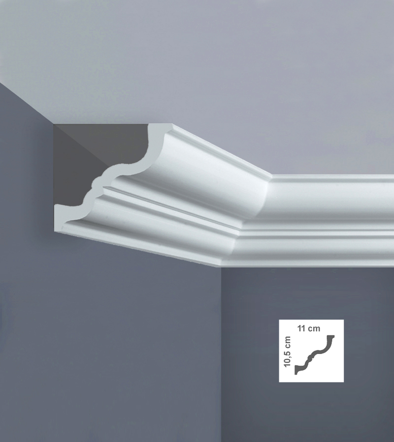 Cornișă decorativă din polistiren tavan I792