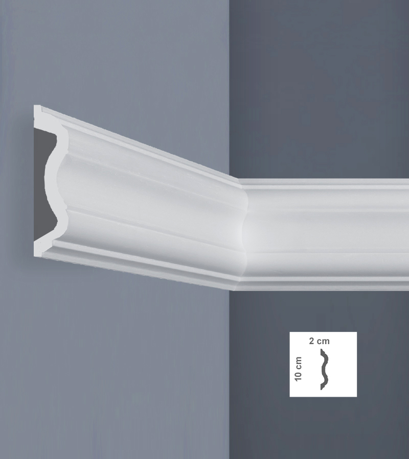Cornisă decorativă din polistiren