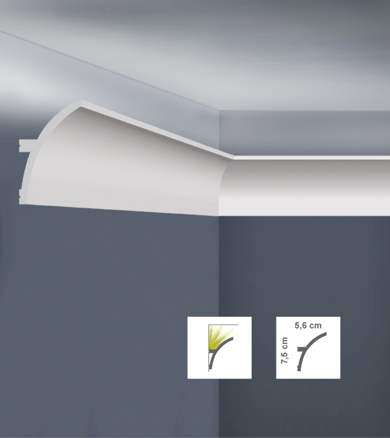 Profile de tavan polimer dur pentru LED L7556