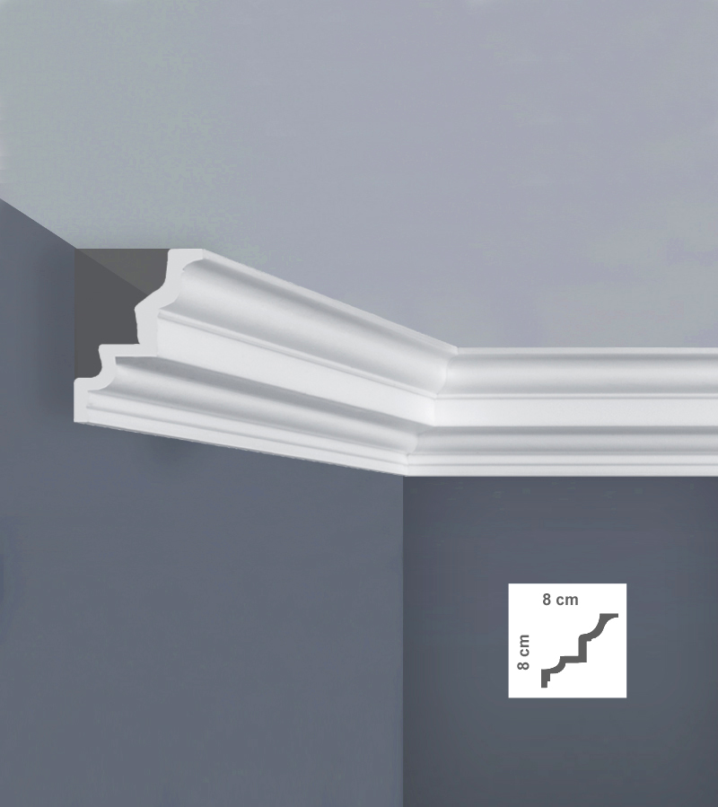 Cornisă decorativă tavan din polistiren I734