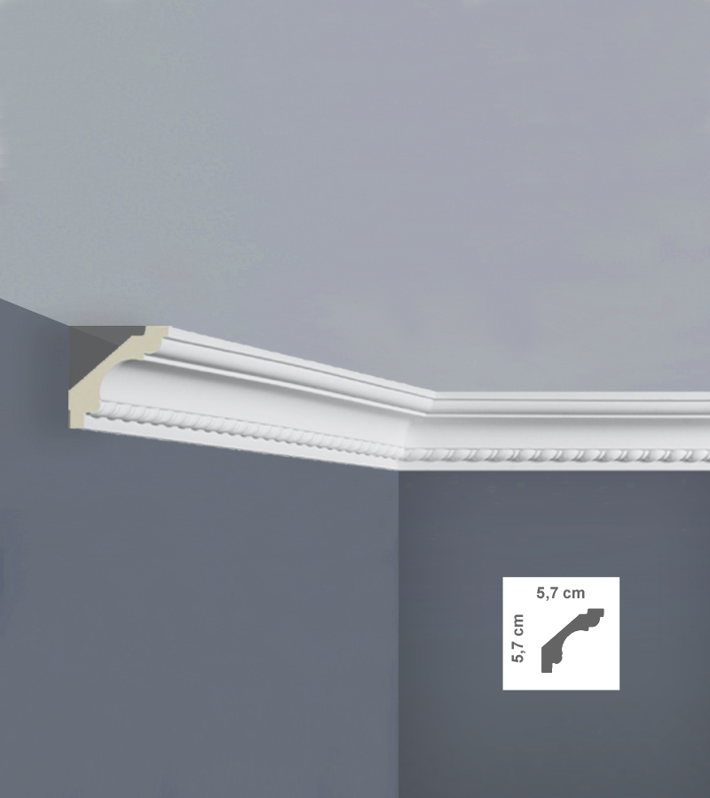 Cornisă decorativă tavan din poliuretan C3128