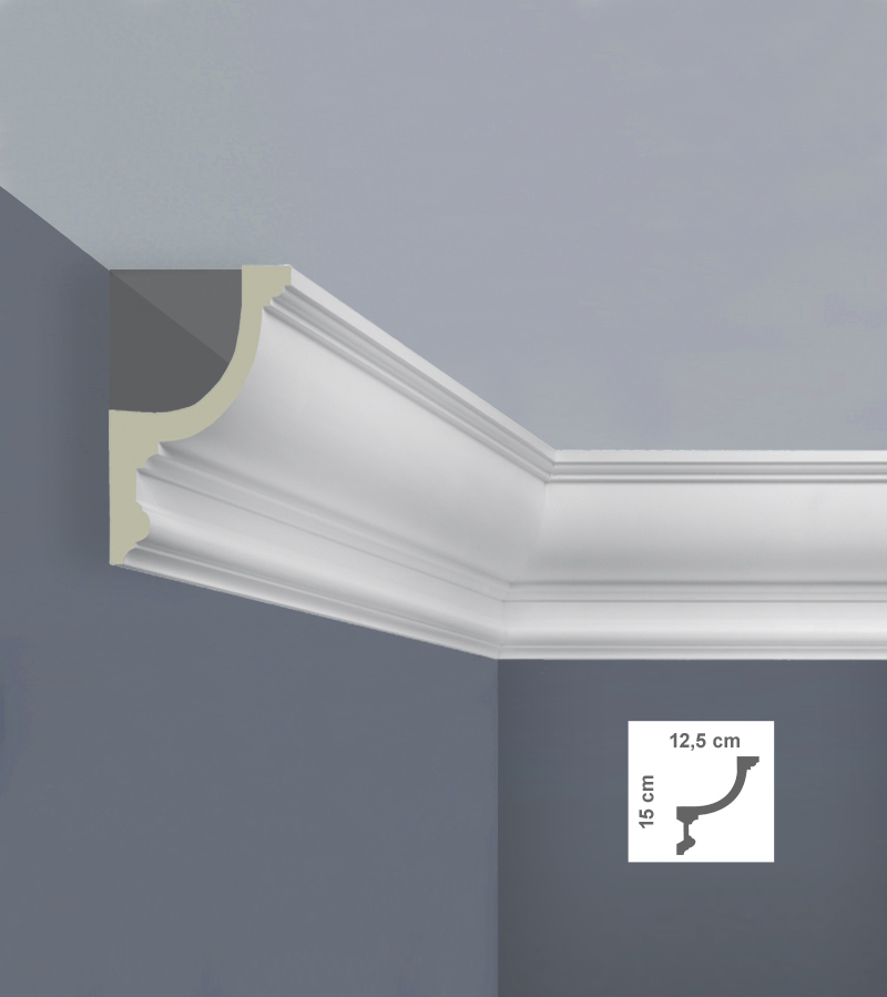 Cornisa decorativă tavan din poliuretan C3901