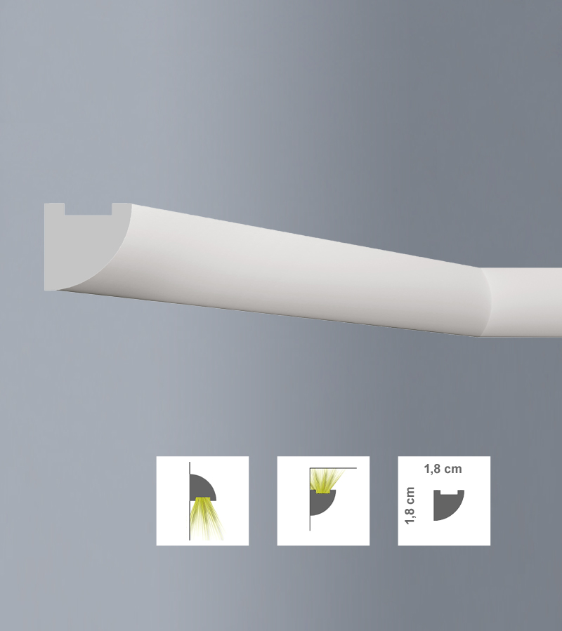 Profil LED pentru tavan