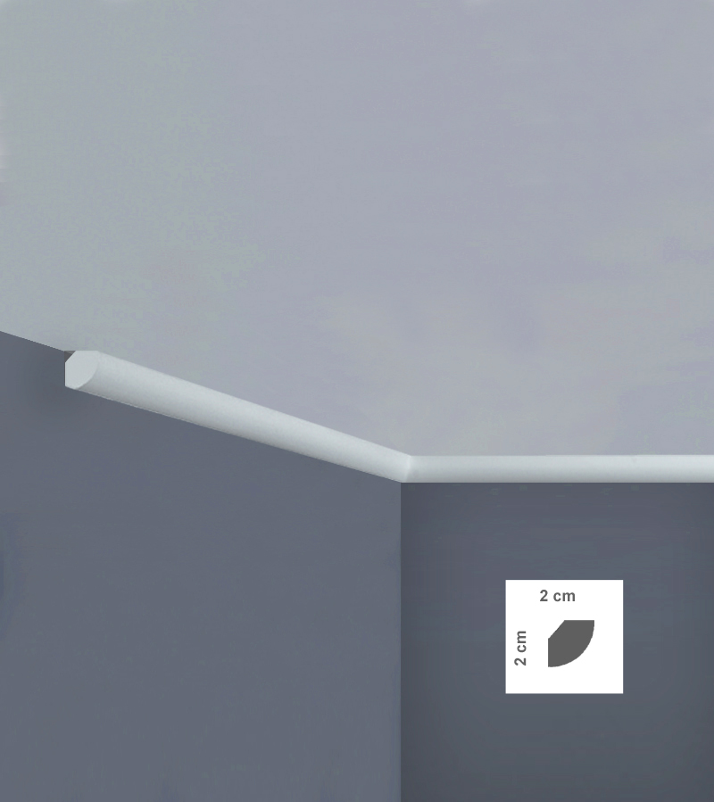 Baghetă decorativă tavan din polistiren I715