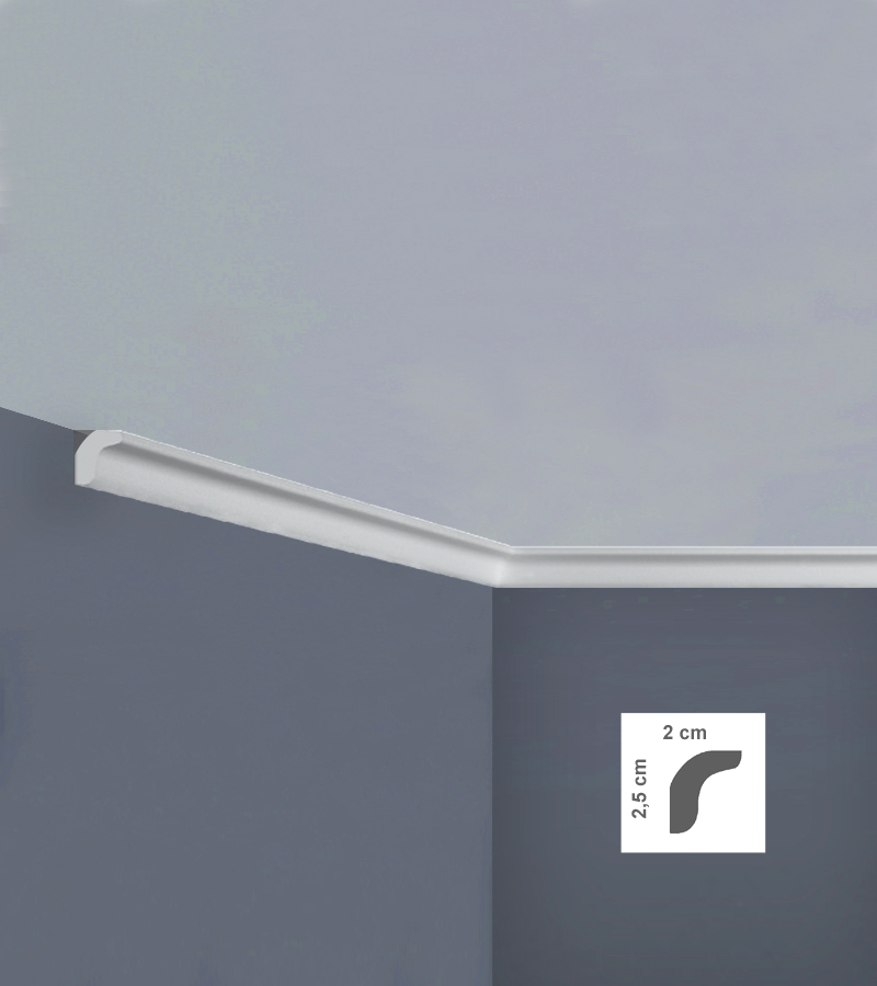 Baghetă decorativă din polistiren I720